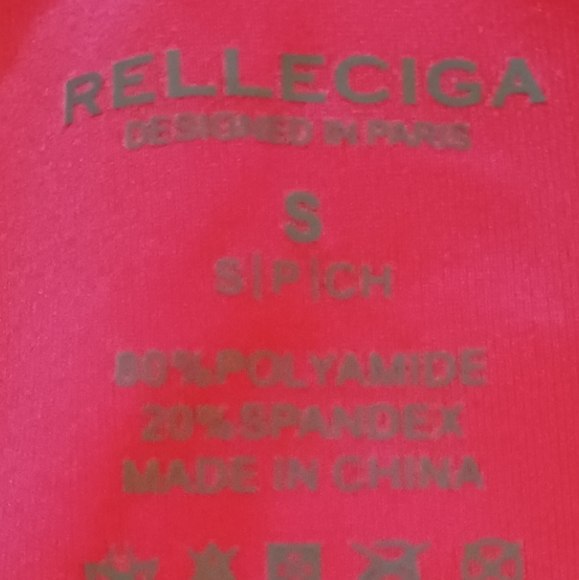 NWT RELLECIGA one piece swimsuit. Womens. Size: Small. Color: Rose/Hot pink. - Picture 3 of 12